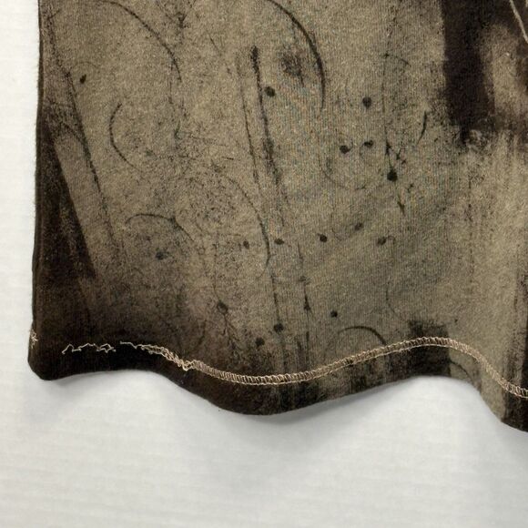 Blue Canyon Women’s Henley Tee Size Medium Brown Y2K Fairycore Earthy - Picture 4 of 8